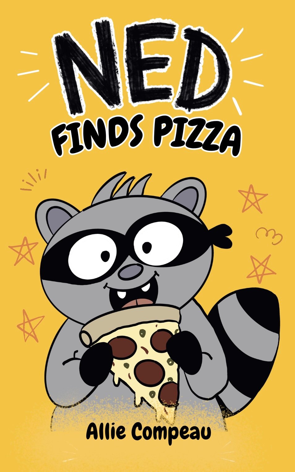Book cover of the book Ned Finds Pizza by author Allie Compeau